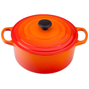 3.5qt Signature Cast Iron Round Dutch Oven Flame