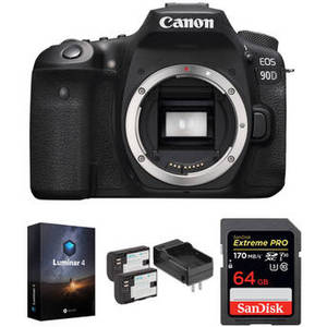 EOS 90D DSLR Camera Body with Software Kit