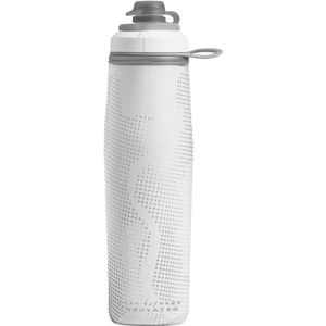 Peak Fitness Chill 24oz/.71L Insulated Sport Bottle - White/Silver