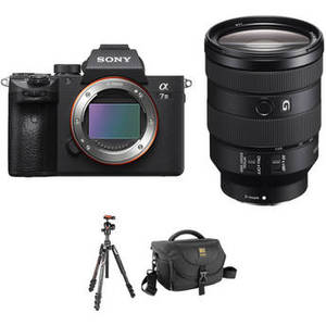 Alpha a7 III Mirrorless Digital Camera with 24-105mm Lens and Tripod Kit