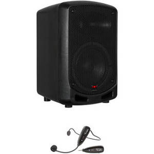 Traveler Quest 6 Kit with Battery-Powered Portable PA and Wireless Headset Microphone