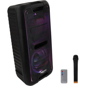 PPHP28BA 2x8" 2-Way 400W Portable Bluetooth PA Speaker with Wireless Handheld Microphone