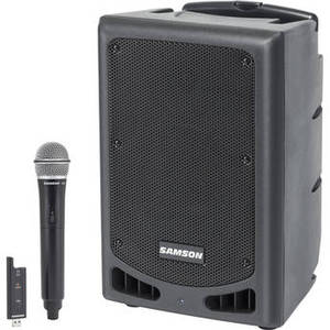 Expedition XP208w 8" 2-Way 200W Portable Bluetooth-Enabled PA System with Wireless Handheld Microphone