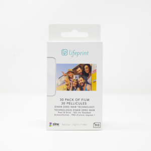 Lifeprint 2x3" Photo Paper - Sticky Back 30-Pack