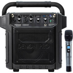 Audio Convoy Professional Mobile PA with Bluetooth and Two Wireless Microphones