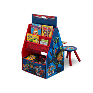 Paw Patrol Easel Activity Center w/ Stool & Toy Organizer