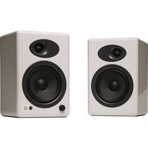 A5+ 2-Way Bookshelf Speakers (White, Pair)