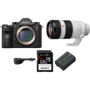 Alpha a9 Mirrorless Digital Camera with 100-400mm Lens and Grip Extension Kit