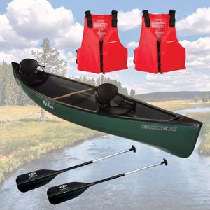 Guide 147 Recreational Canoe & Accessories Package - Green