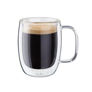 Sorrento Plus 2-Piece Double-Wall Glass Double Espresso Mug Set