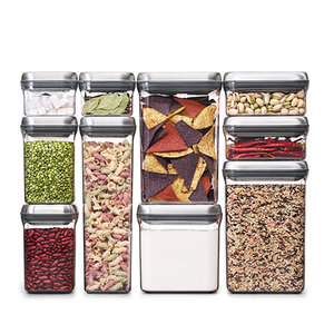 SteeL 10pc POP Food Storage Container Set