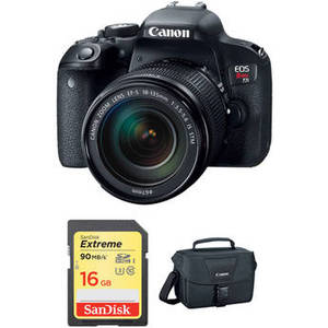 EOS Rebel T7i DSLR Camera with 18-135mm Lens and Accessory Kit
