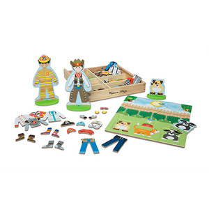 81pc Occupations Magnetic Pretend Play Set Ages 3+ Years