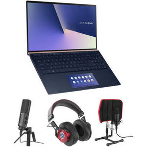15.6" ZenBook 15 UX534FTC Laptop with Vocal Recording Kit