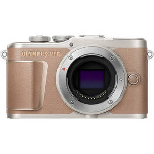 PEN E-PL10 Mirrorless Digital Camera (Body Only, Brown)