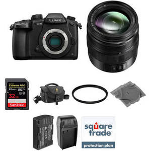 Lumix DC-GH5 Mirrorless Micro Four Thirds Digital Camera with 12-35mm Lens Deluxe Kit