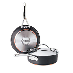 3pc Nouvelle Copper Cookware Set