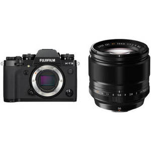 X-T3 Mirrorless Digital Camera with 56mm Lens Kit (Black)