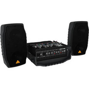 EUROPORT PPA200 200W 5-Channel Portable PA System with Wireless Option