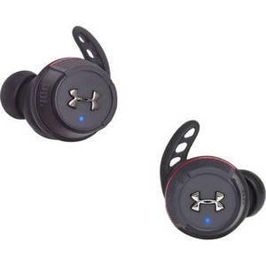 Under Armour True Wireless Flash In-Ear Headphones (Black/Red)