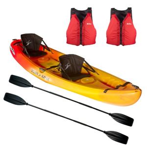 Malibu Two Recreational Kayak  & Accessories Package - Sunrise