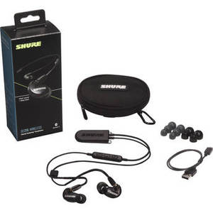 SE215 Wireless Sound-Isolating Earphones with Bluetooth 5.0 Cable (Black)