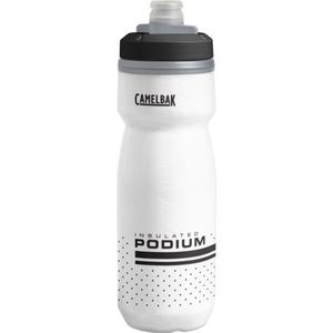Podium Chill 21oz/.62L Insulated Bike Bottle - White/Black