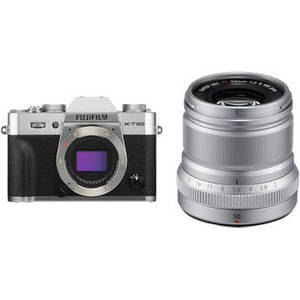 X-T30 Mirrorless Digital Camera with 50mm f/2 Lens Kit (Silver)