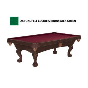 Brunswick Tremont 8-Foot Billiards Table - Brunswick Green