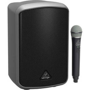 Europort MPA100BT, Portable 100W Bluetooth Speaker with Wireless Handheld Mic