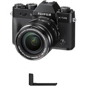 X-T20 Mirrorless Camera with XF 18-55mm f/2.8-4 R LM OIS Lens and Grip Kit (Black)