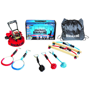 Slackers Ninjaline 36ft Intro Kit w/ 7 Hanging Obstacles