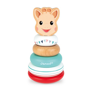 Sophie La Giraffe Stackable Roly-Poly Wood Toy Ages 1+ Years