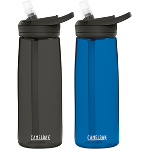 2 Pack of Eddy Plus .75L Water Bottles Charcoal/Oxford