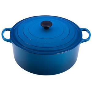 13.25qt Signature Cast Iron Round Dutch Oven Marseille