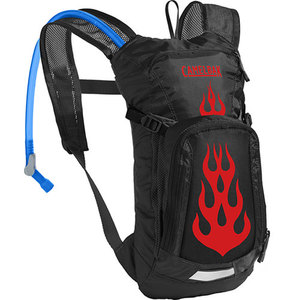 Mini M.U.L.E Kids Hydration Pack Cycling - Black/Flames