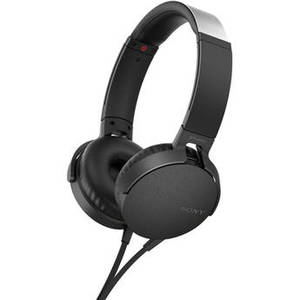 XB550AP EXTRA BASS Headphones (Black)