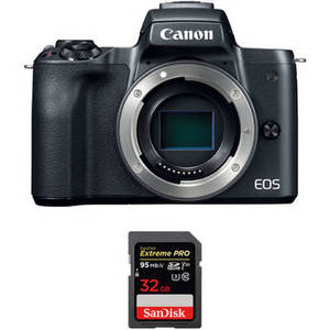 EOS M50 with Memory Card Kit