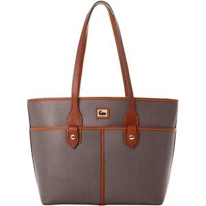 Camden Saffiano Double Pocket Tote