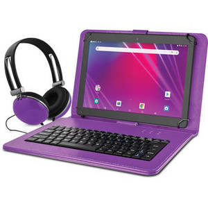 10.1" EGQ239BD 16GB Tablet Bundle (Wi-Fi, Purple)