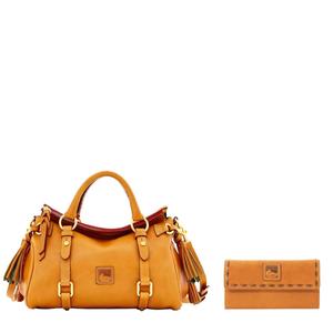 Florentine Mini Satchel and Continental Clutch Set