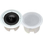 PDPC82 8" 2-Way Round Enclosed In-Ceiling Speaker (Pair)