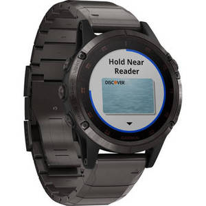 fenix 5 Plus Sapphire Edition Multi-Sport Training GPS Watch (47mm, Carbon Gray DLC Titanium with DLC Titanium Band)
