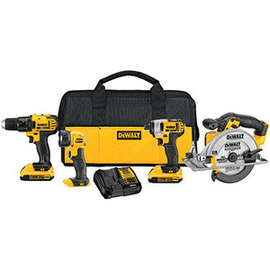 20VMAX 4 Tool Kit - Drill/Driver Impact Driver Saw & Light