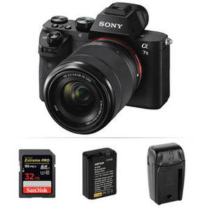 Alpha a7 II Mirrorless Digital Camera with 28-70mm Lens and Accessories Kit