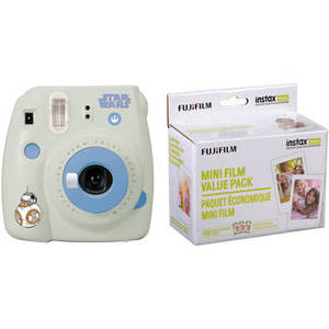 INSTAX Mini 9 Instant Film Camera with Instant Film Kit (Star Wars, 60 Exposures)