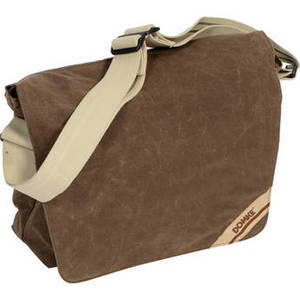 Medium Messenger Bag (Brown RuggedWear Waxed Canvas)