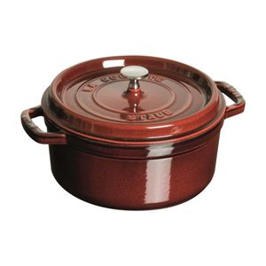 Cast Iron 7 Qt. Round Cocotte - Grenadine
