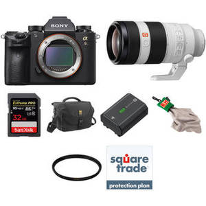 Alpha a9 Mirrorless Digital Camera with 100-400mm Lens Deluxe Kit