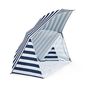 Oniva Brolly Beach Umbrella Tent Blue/White Stripes